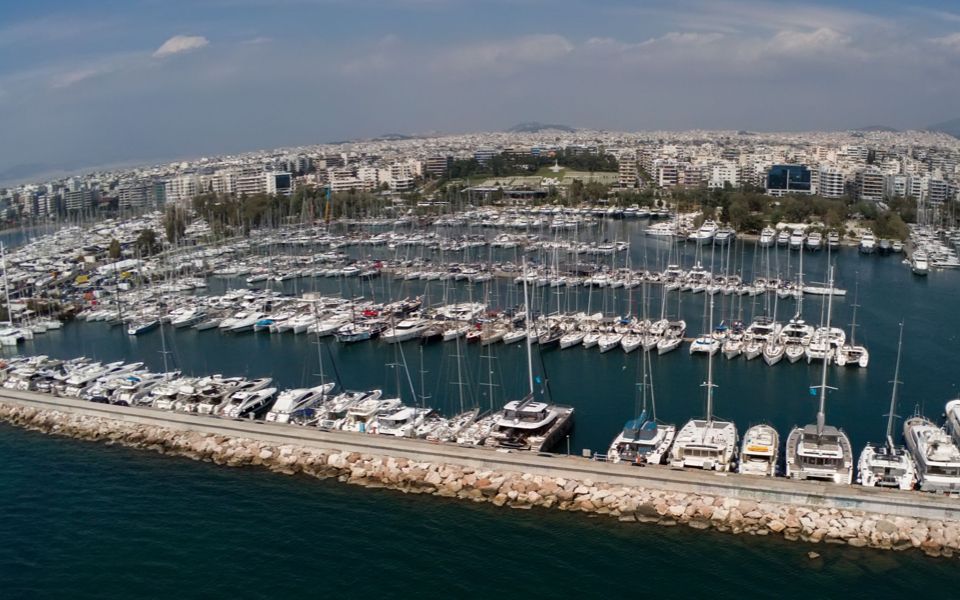 Alimos Marina, from above