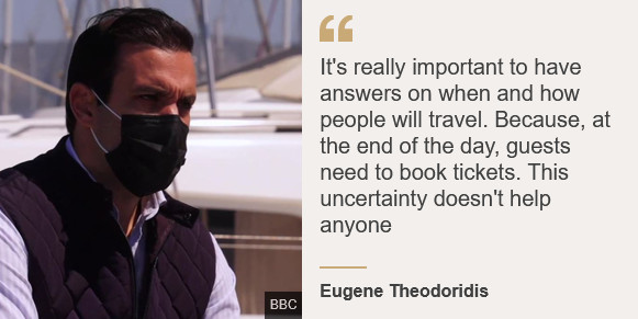 Eugene Theodoridis, speaking to BBC News